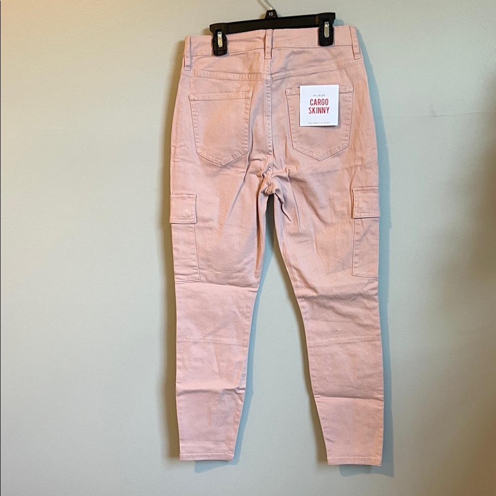 Celebrity Pink Blush Skinny Cargo Pants - Picture 5 of 6